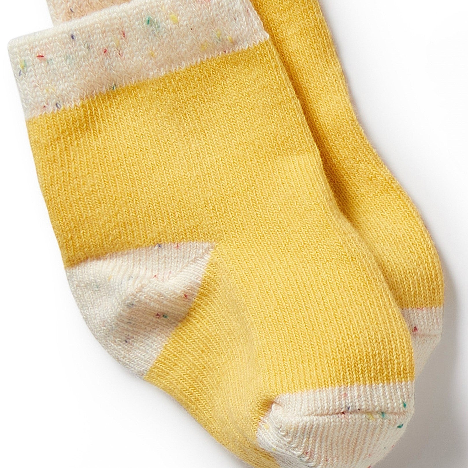 Wilson and Frenchy Organic 3 Pack Baby Socks - Dijon, Pink, Fleck