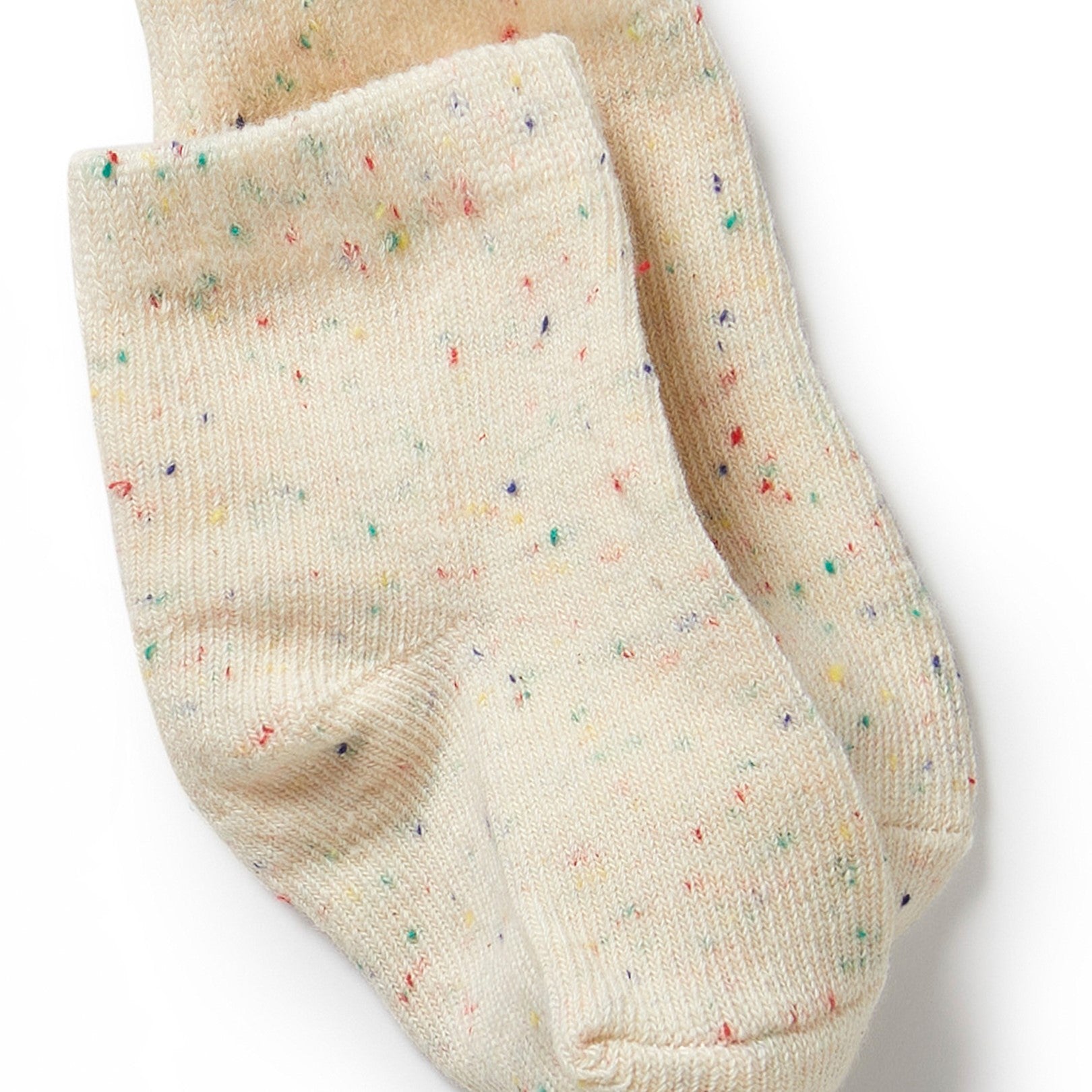 Wilson and Frenchy Organic 3 Pack Baby Socks - Dijon, Pink, Fleck