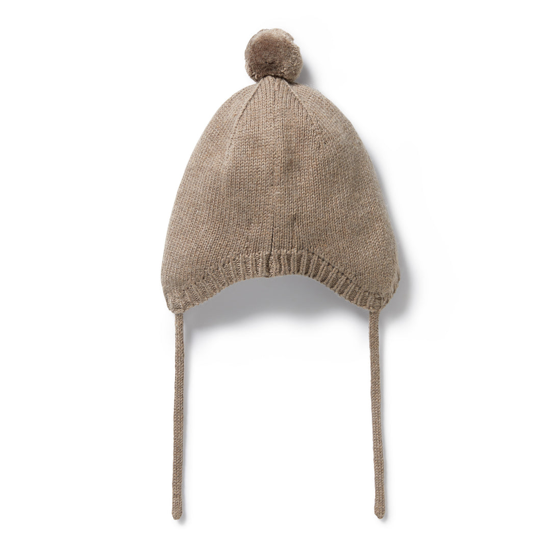 Wilson and Frenchy Knitted Bonnet - Walnut