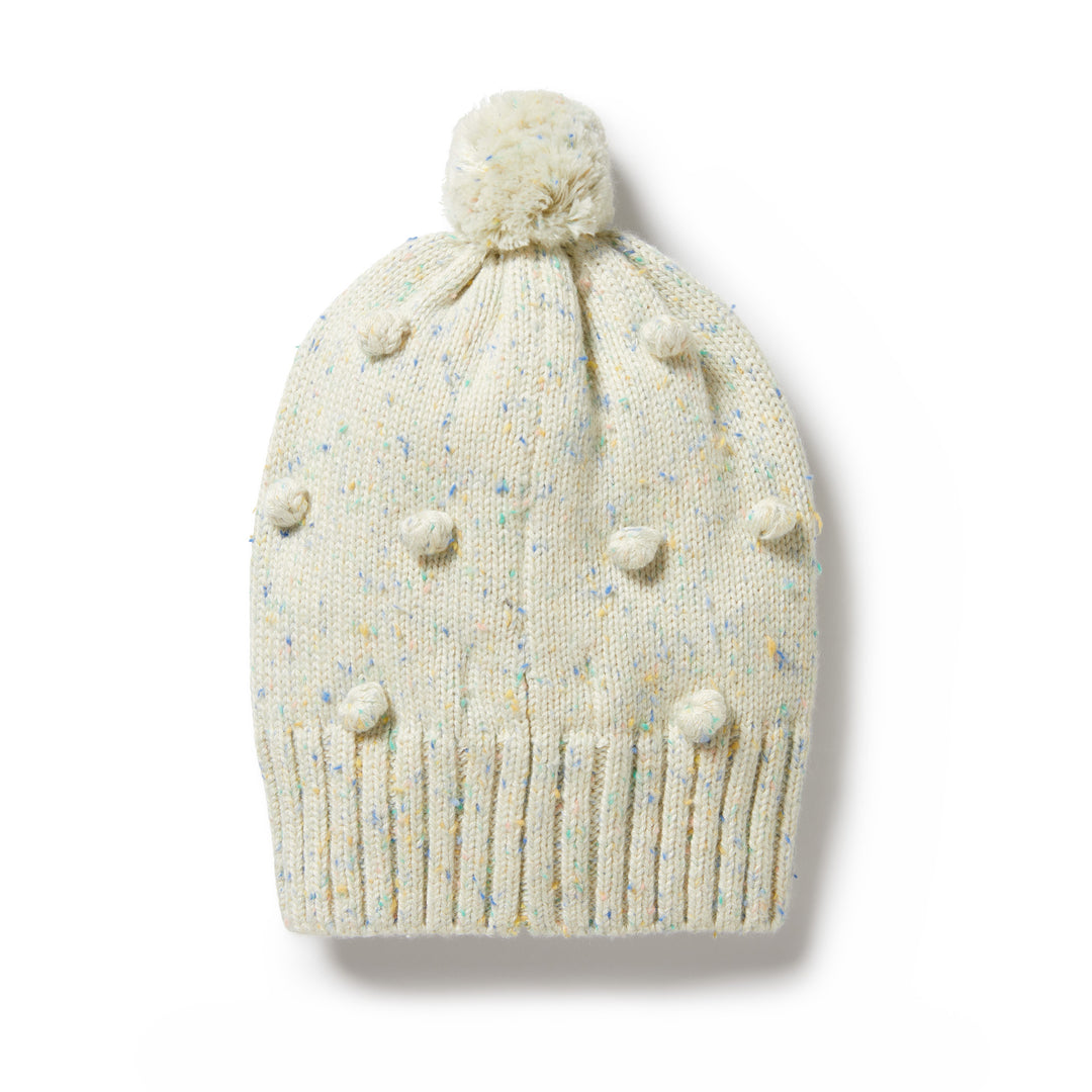 Wilson and Frenchy Knitted Bauble Hat - Dew Fleck