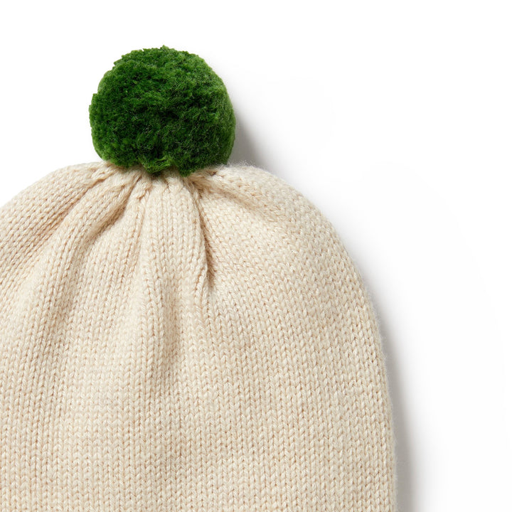 Wilson and Frenchy Knitted Hat - Almond