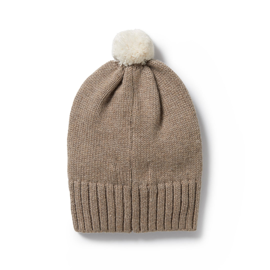 Wilson and Frenchy Knitted Hat - Walnut
