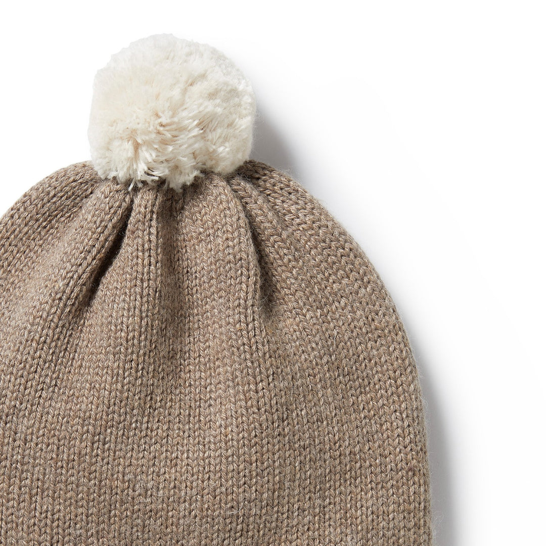 Wilson and Frenchy Knitted Hat - Walnut