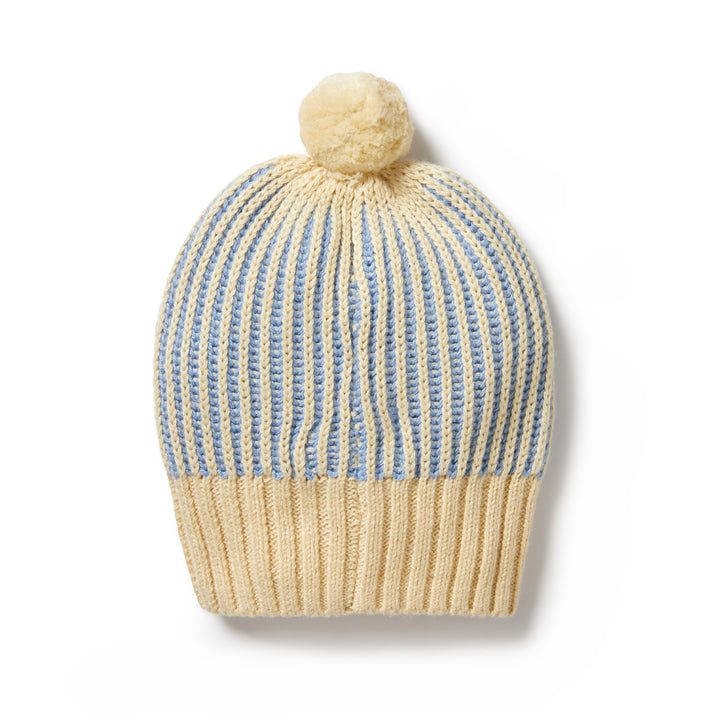 Wilson and Frenchy Knitted Ribbed Hat - Dew