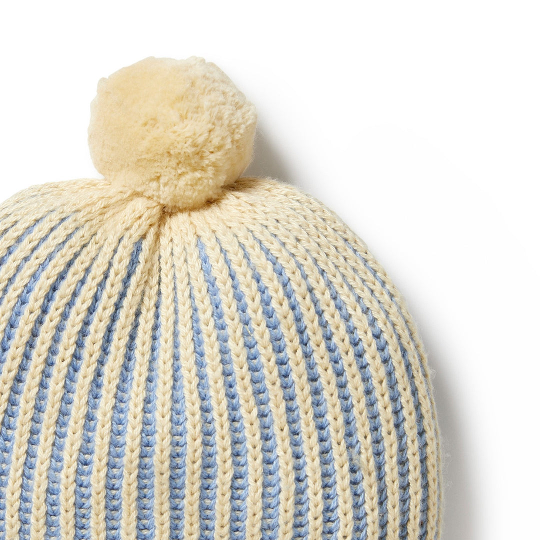 Wilson and Frenchy Knitted Ribbed Hat - Dew