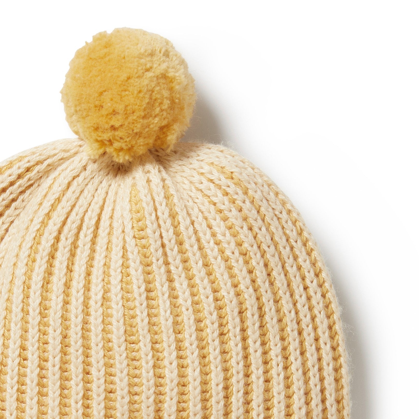 Wilson and Frenchy Knitted Ribbed Hat - Dijon