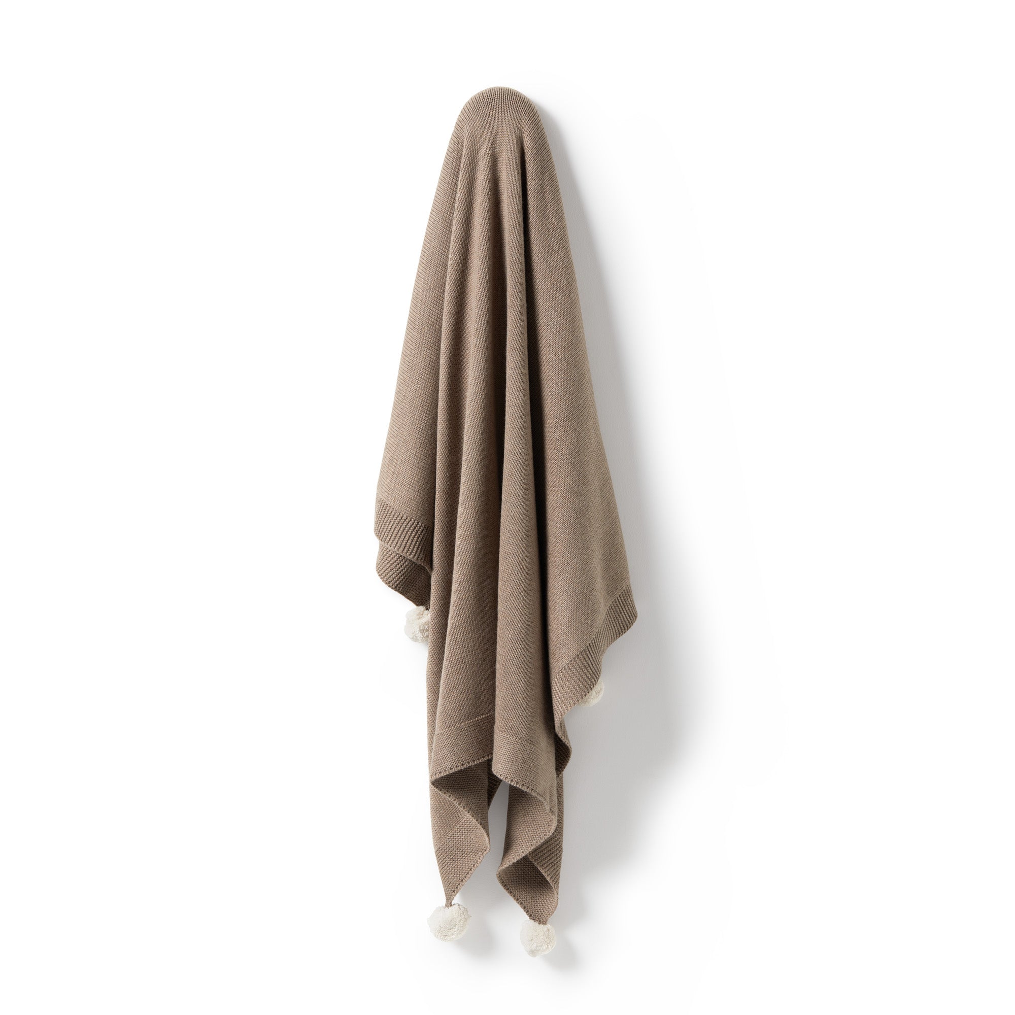 Knitted Blanket - Walnut
