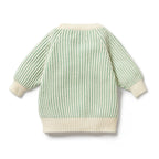 Knitted Ribbed Jumper - Mint Green