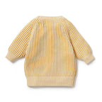 Knitted Ribbed Jumper - Dijon