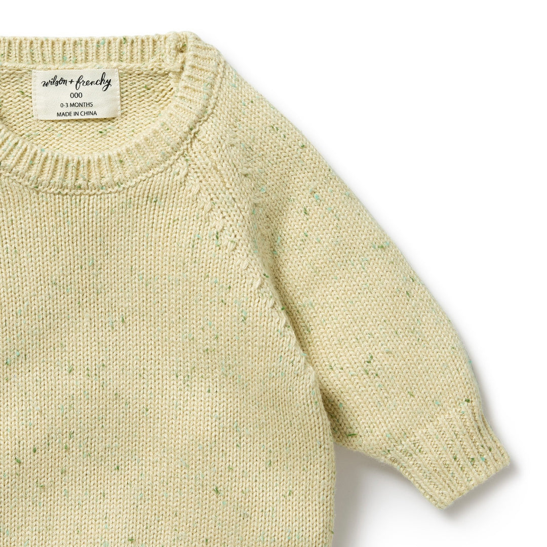 Wilson and Frenchy Knitted Jumper - Cactus Fleck