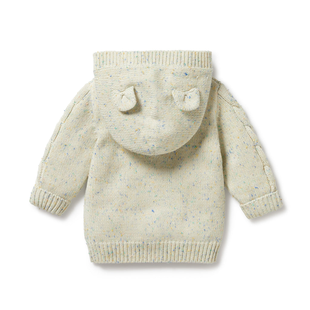 Knitted Cable Jacket - Dew Fleck