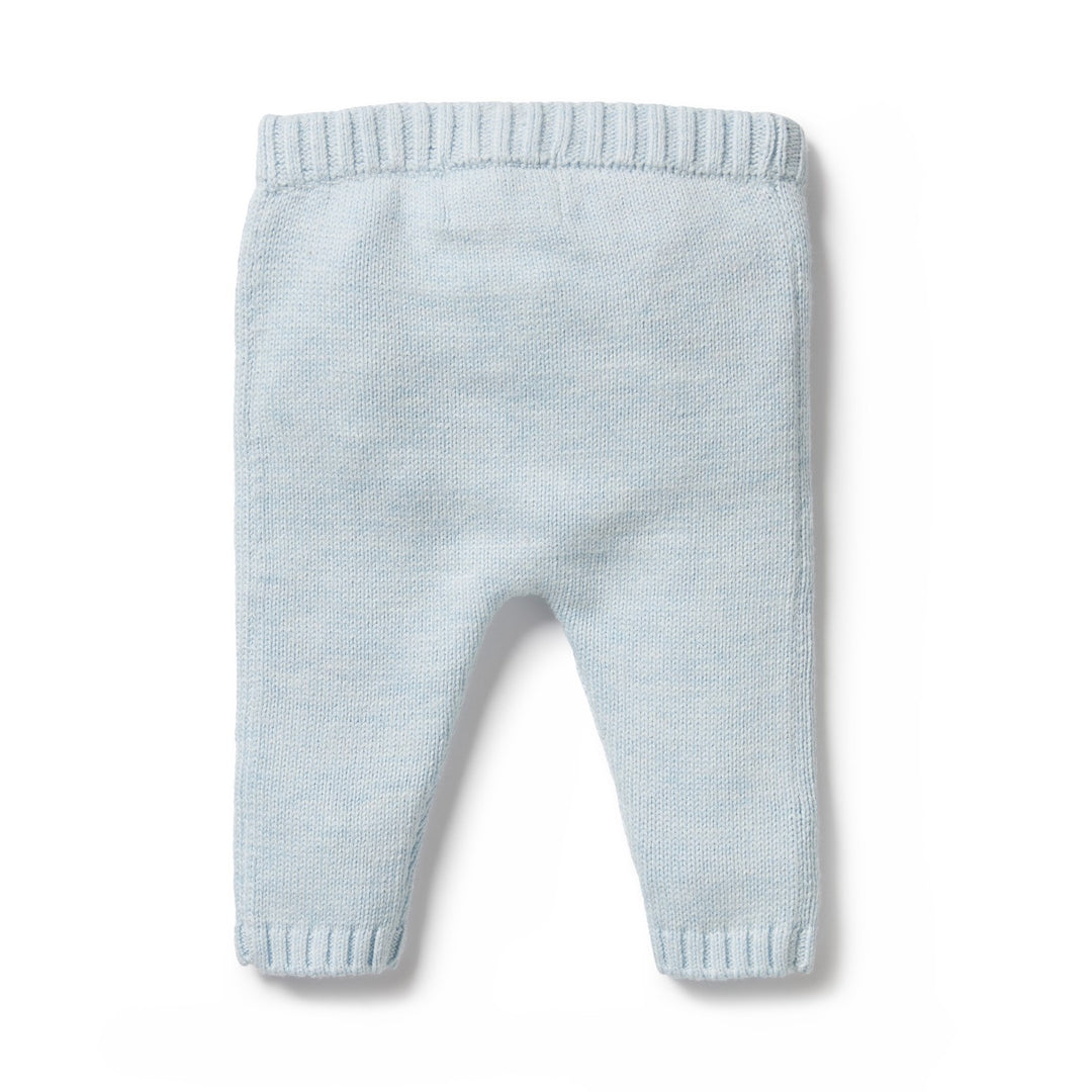 Wilson and Frenchy Knitted Legging - Bluebell Fleck