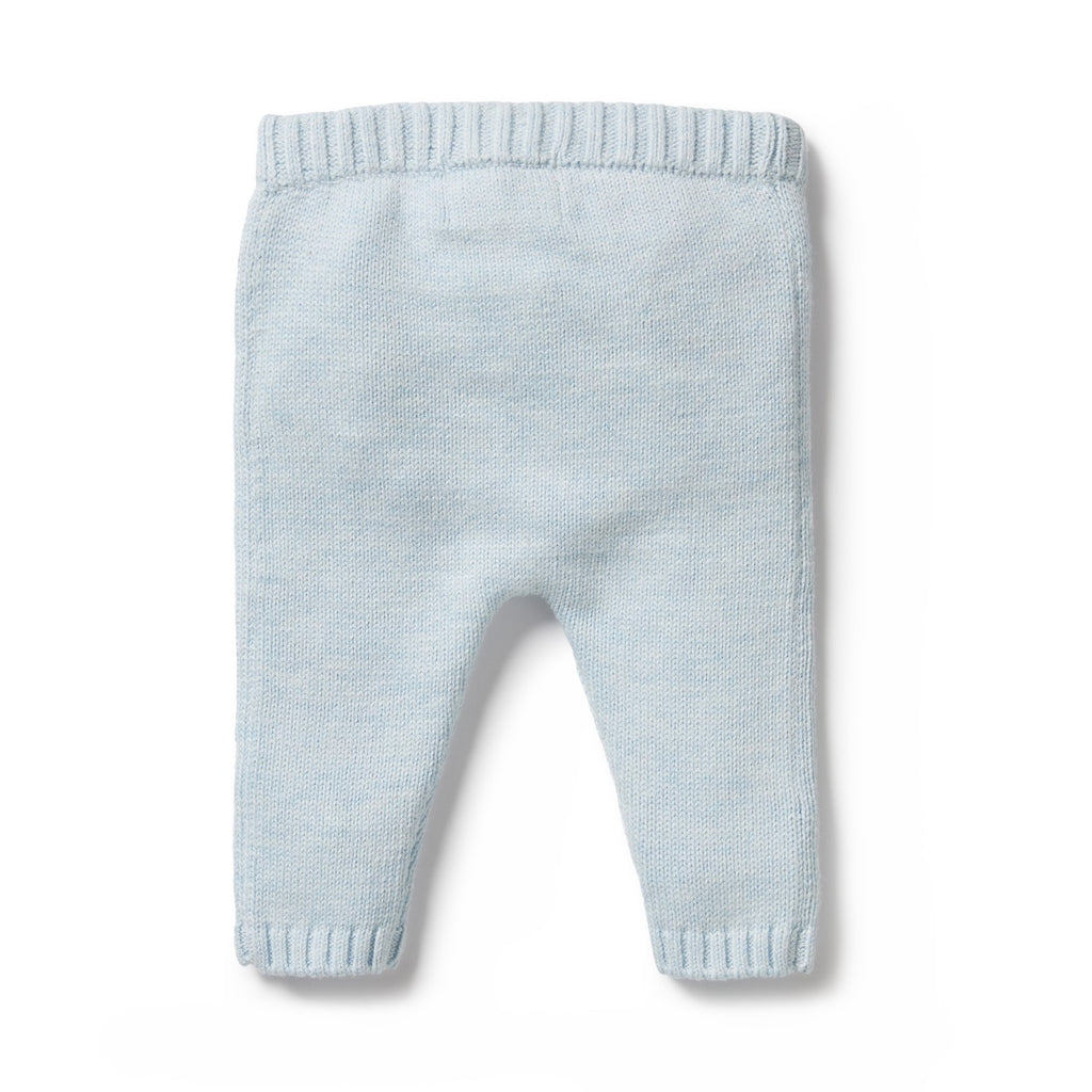 Knitted Legging - Bluebell Fleck