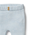 Knitted Legging - Bluebell Fleck