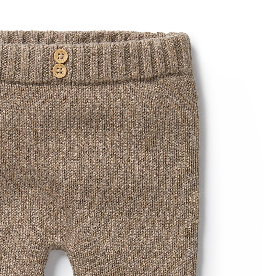 Wilson and Frenchy Knitted Legging - Walnut