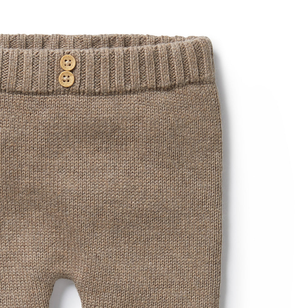 Knitted Legging - Walnut