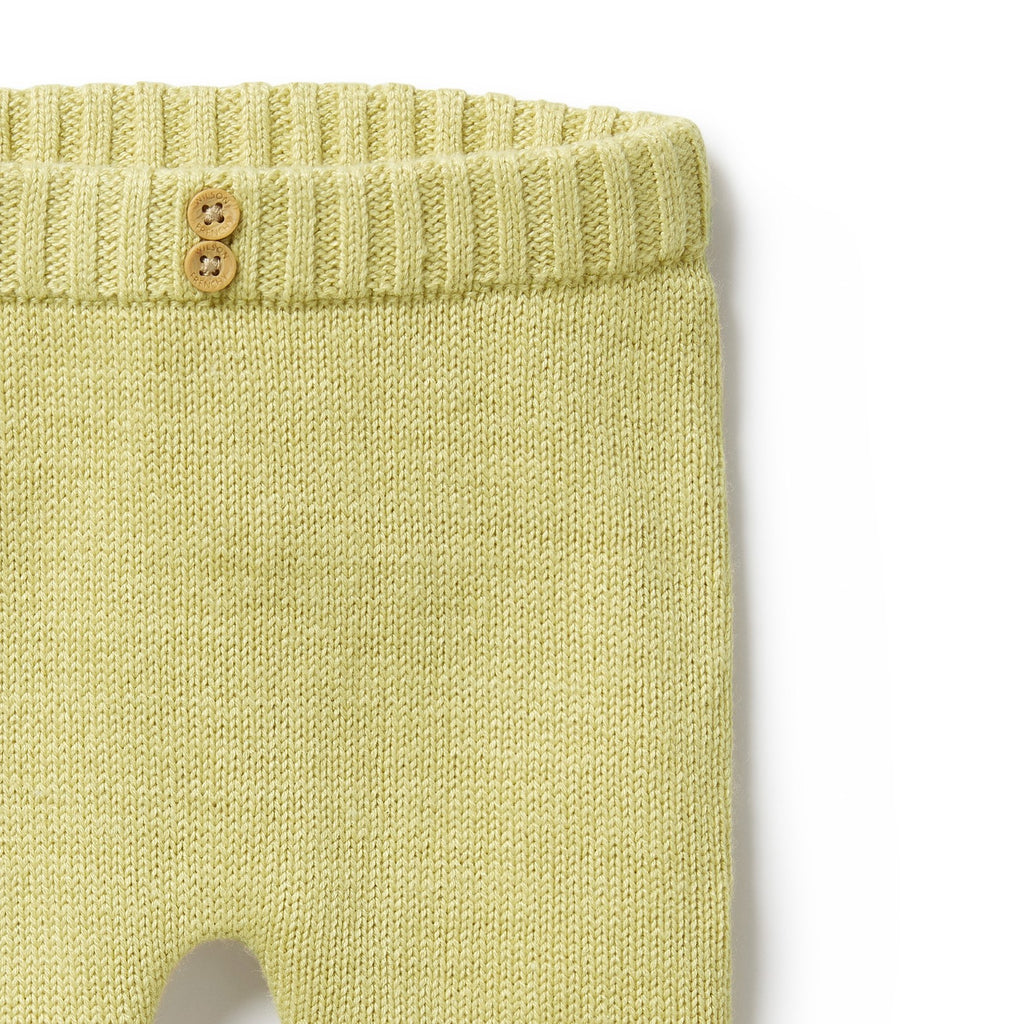 Knitted Legging - Endive
