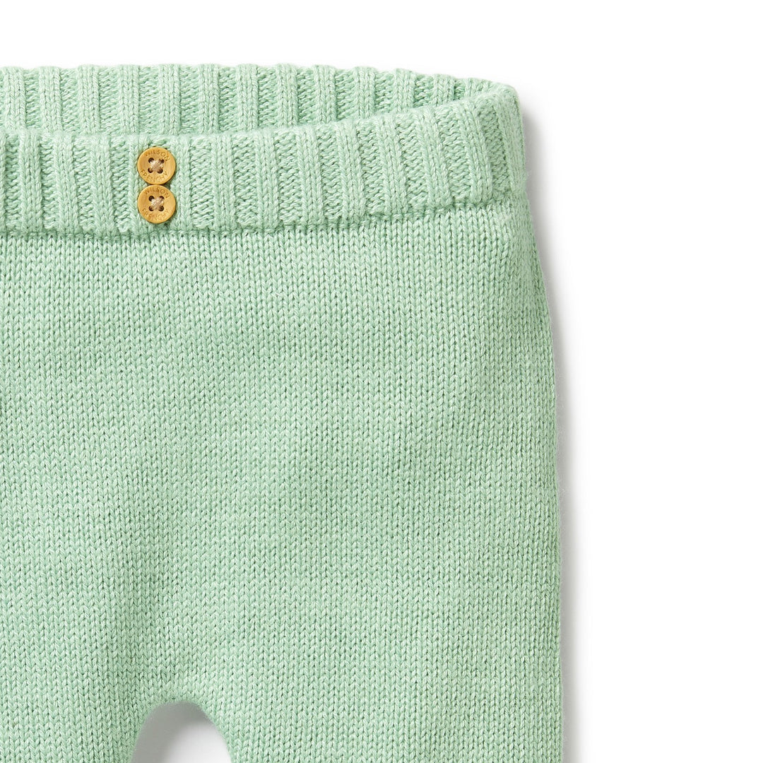 Wilson and Frenchy Knitted Legging - Mint Green