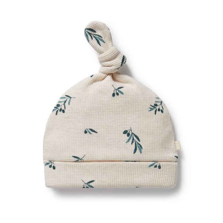 Wilson & Frenchy - Little Olive Organic Waffle Knot Hat