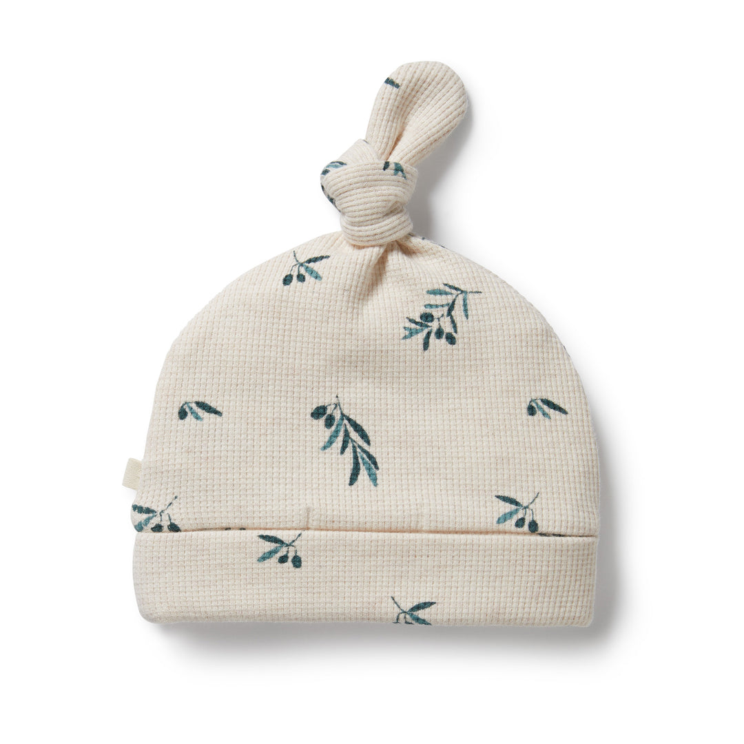 Wilson & Frenchy - Little Olive Organic Waffle Knot Hat