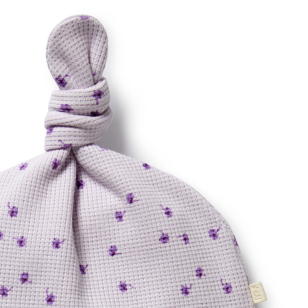 Wilson & Frenchy - Lulu Daisy Organic Waffle Knot Hat