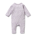 Wilson & Frenchy - Lulu Daisy Organic Waffle Ruffle Zipsuit
