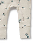 Wilson & Frenchy - Little Olive Organic Waffle Zipsuit
