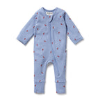 Wilson & Frenchy - Hey Moon Organic Waffle Zipsuit