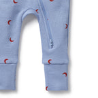 Wilson & Frenchy - Hey Moon Organic Waffle Zipsuit