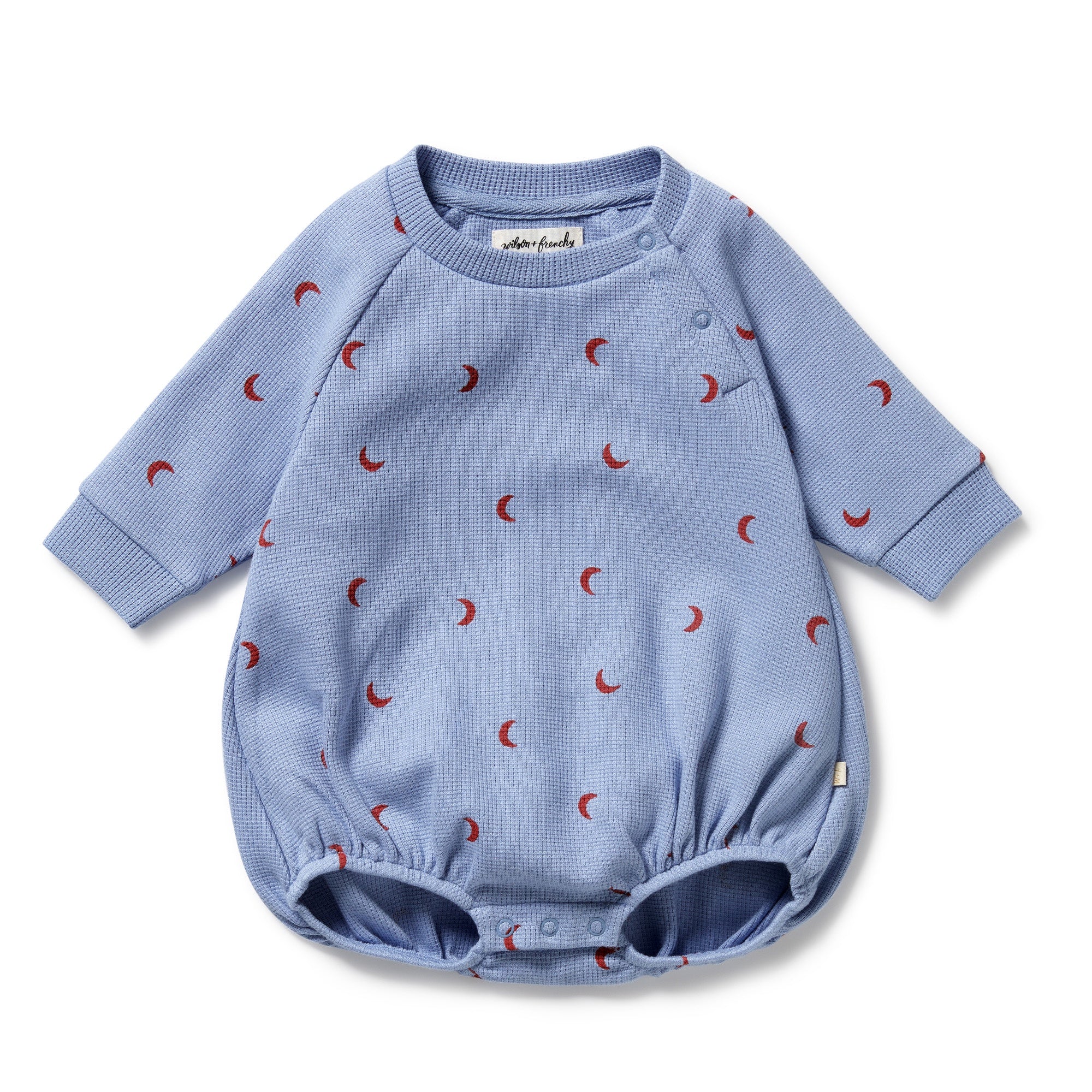 Wilson & Frenchy - Hey Moon Organic Waffle Bodysuit