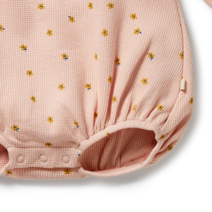 Wilson & Frenchy - Little Fleur Organic Waffle Bodysuit