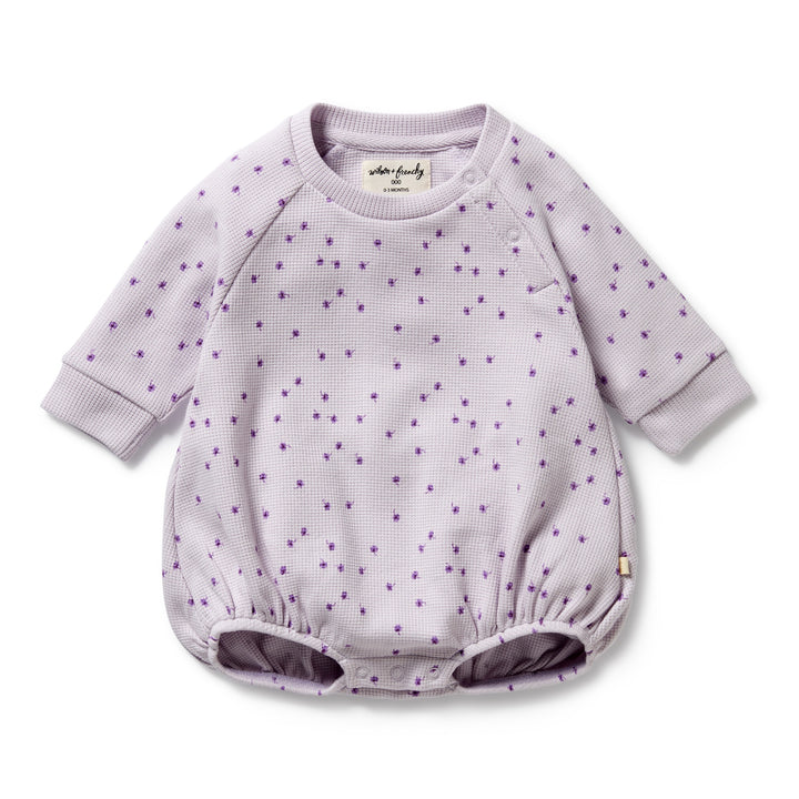Lulu Daisy Organic Waffle Bodysuit