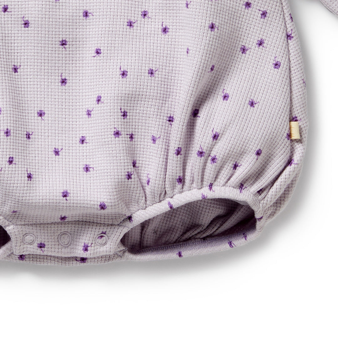 Lulu Daisy Organic Waffle Bodysuit