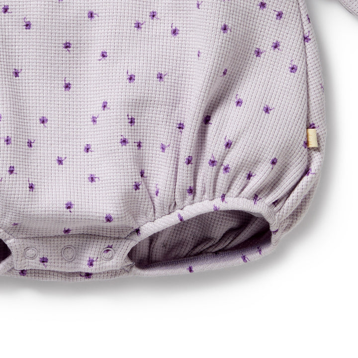 Lulu Daisy Organic Waffle Bodysuit
