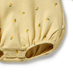 Wilson & Frenchy - Little Lemon Organic Waffle Bodysuit