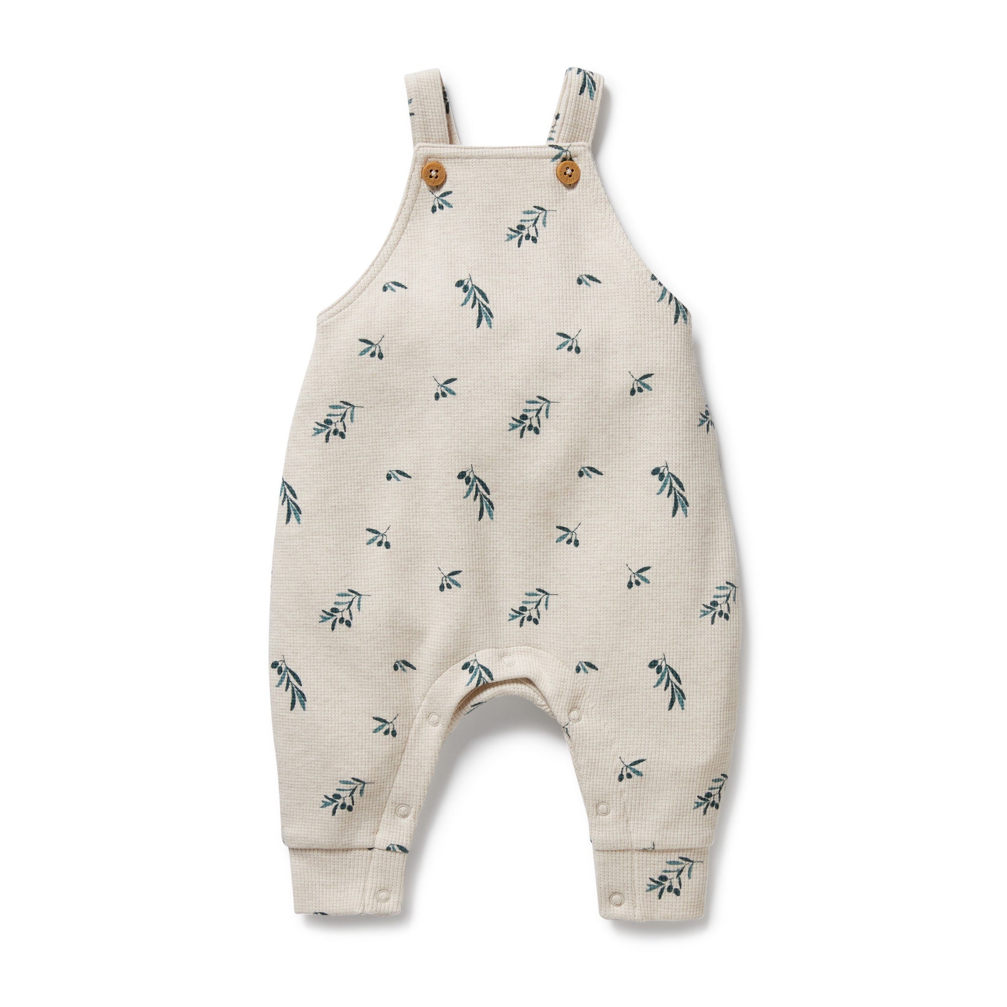 Wilson & Frenchy - Little Olive Organic Waffle Overall