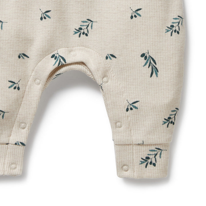Wilson & Frenchy - Little Olive Organic Waffle Overall