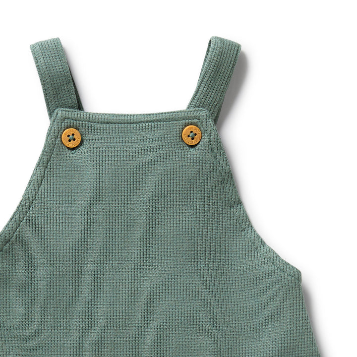 Wilson & Frenchy - Pine Green Organic Waffle Overall