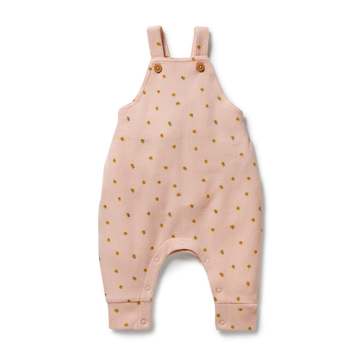 Wilson & Frenchy - Little Fleur Organic Waffle Overall