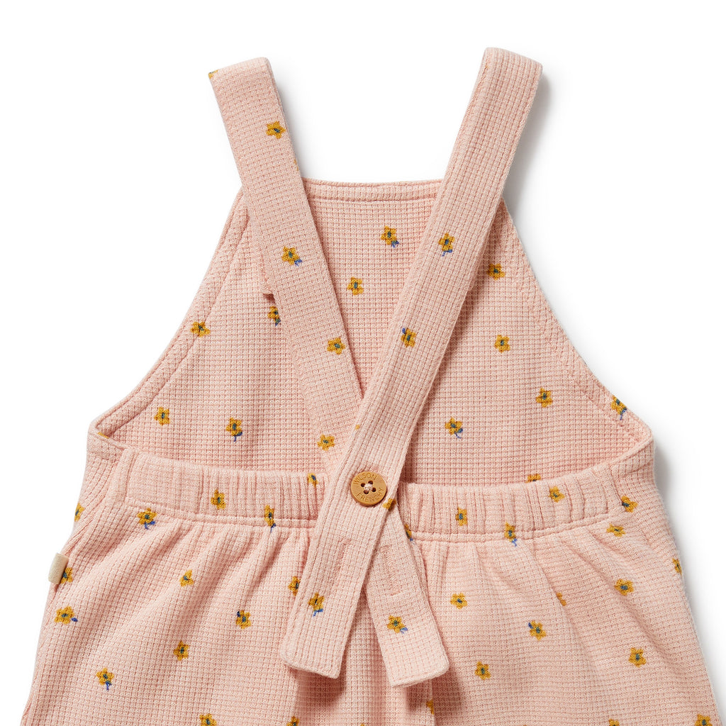 Wilson & Frenchy - Little Fleur Organic Waffle Overall