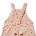 Wilson & Frenchy - Little Fleur Organic Waffle Overall