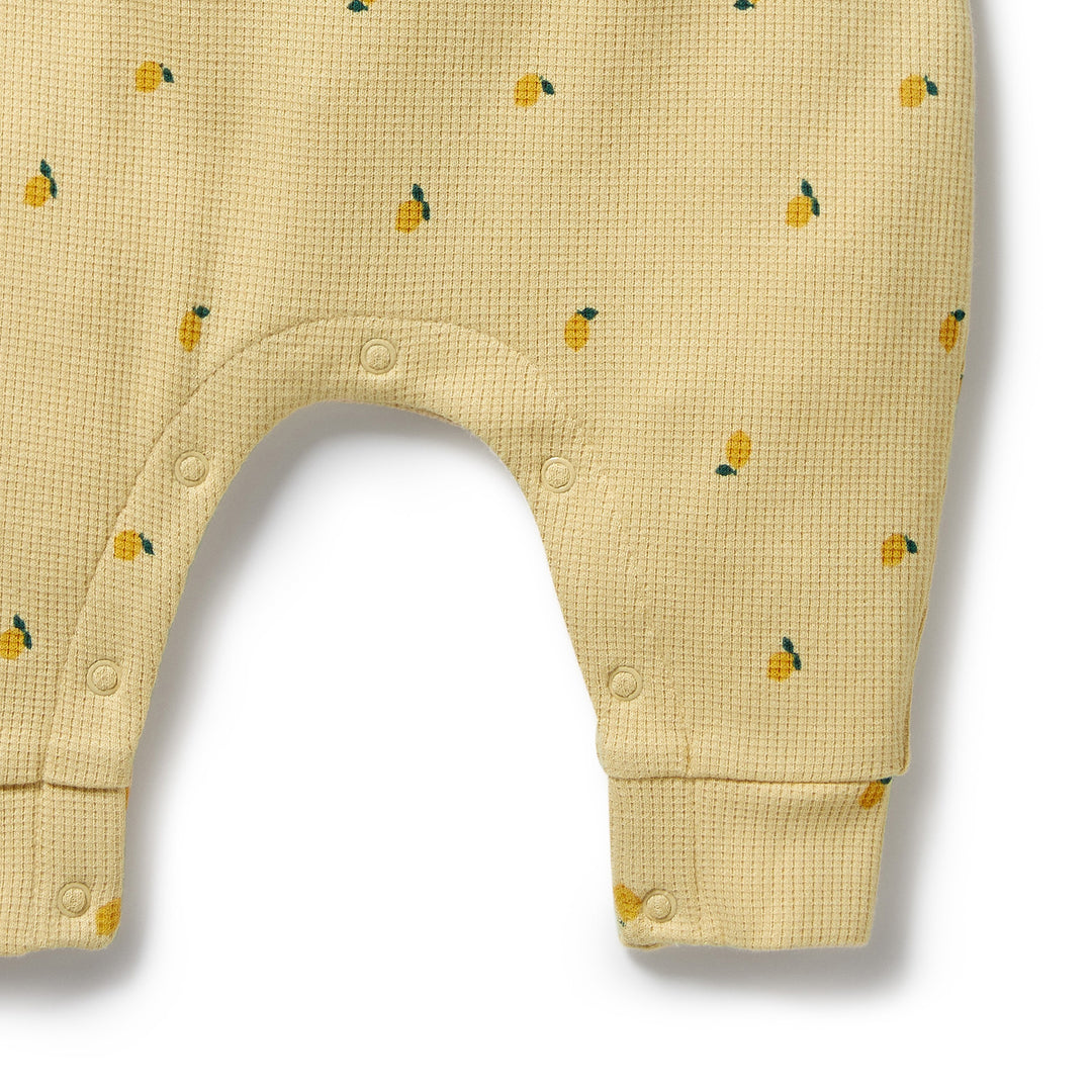 Wilson & Frenchy - Little Lemon Organic Waffle Overall