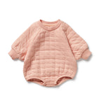 Wilson & Frenchy - Pretty Pink Organic Quilted Bodysuit