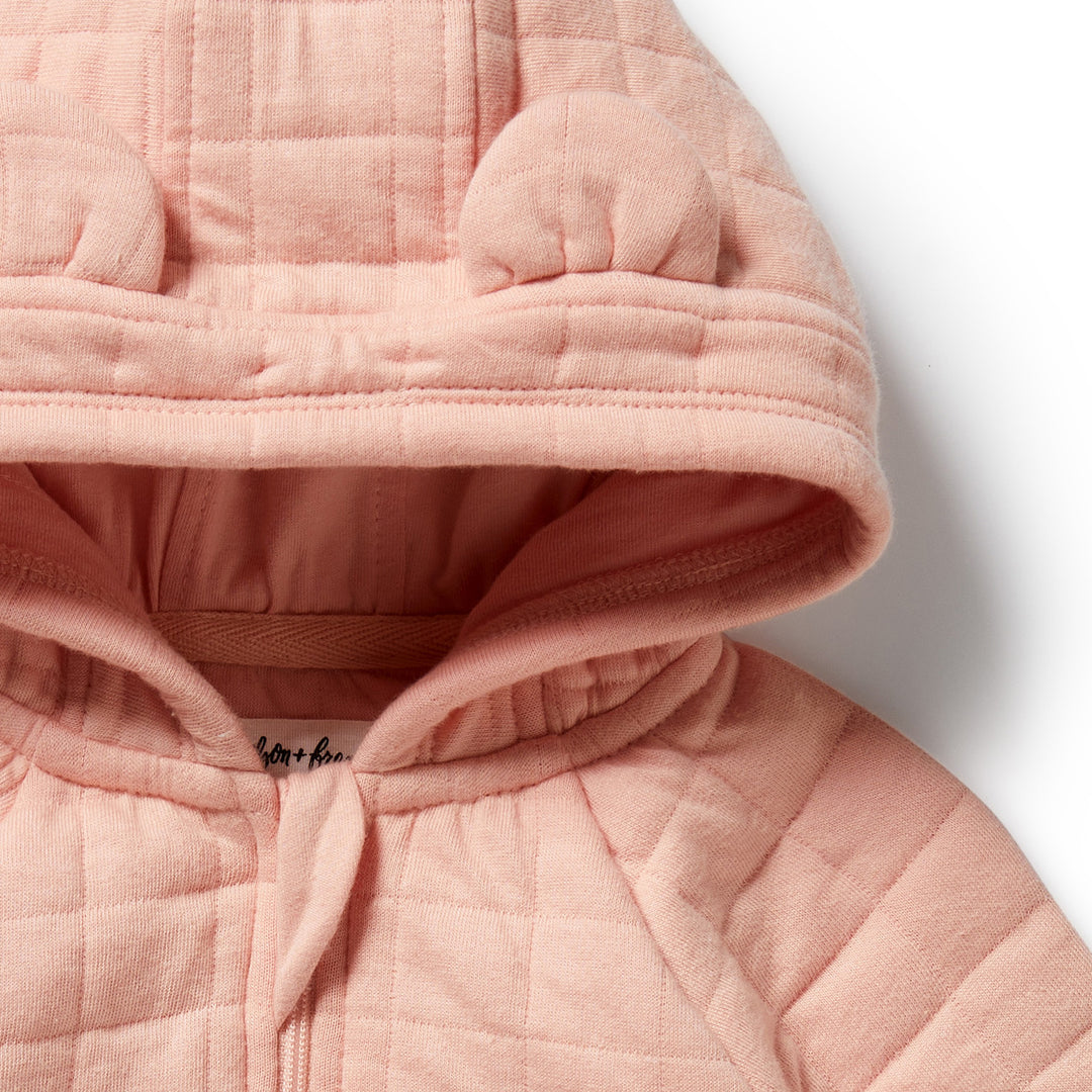 Wilson & Frenchy - Pretty Pink Organic Quilted Jacket