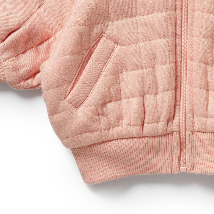 Wilson & Frenchy - Pretty Pink Organic Quilted Jacket