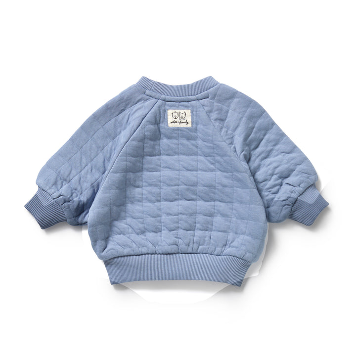 Wilson & Frenchy - Sky Blue Organic Quilted Sweat