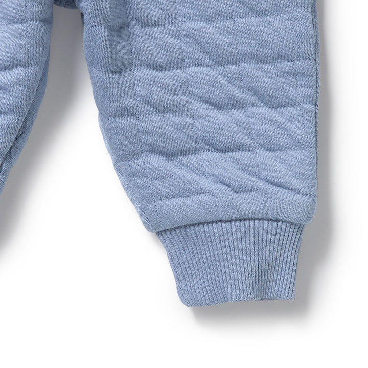 Wilson & Frenchy - Sky Blue Organic Quilted Sweat Pant