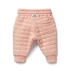 Wilson & Frenchy - Pretty Pink Organic Quilted Sweat Pant