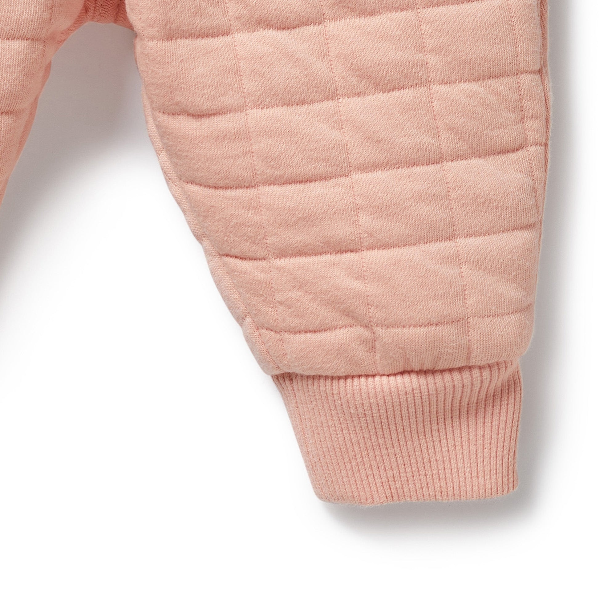 Wilson & Frenchy - Pretty Pink Organic Quilted Sweat Pant