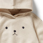 Organic Terry Hooded Sweat - Oatmeal